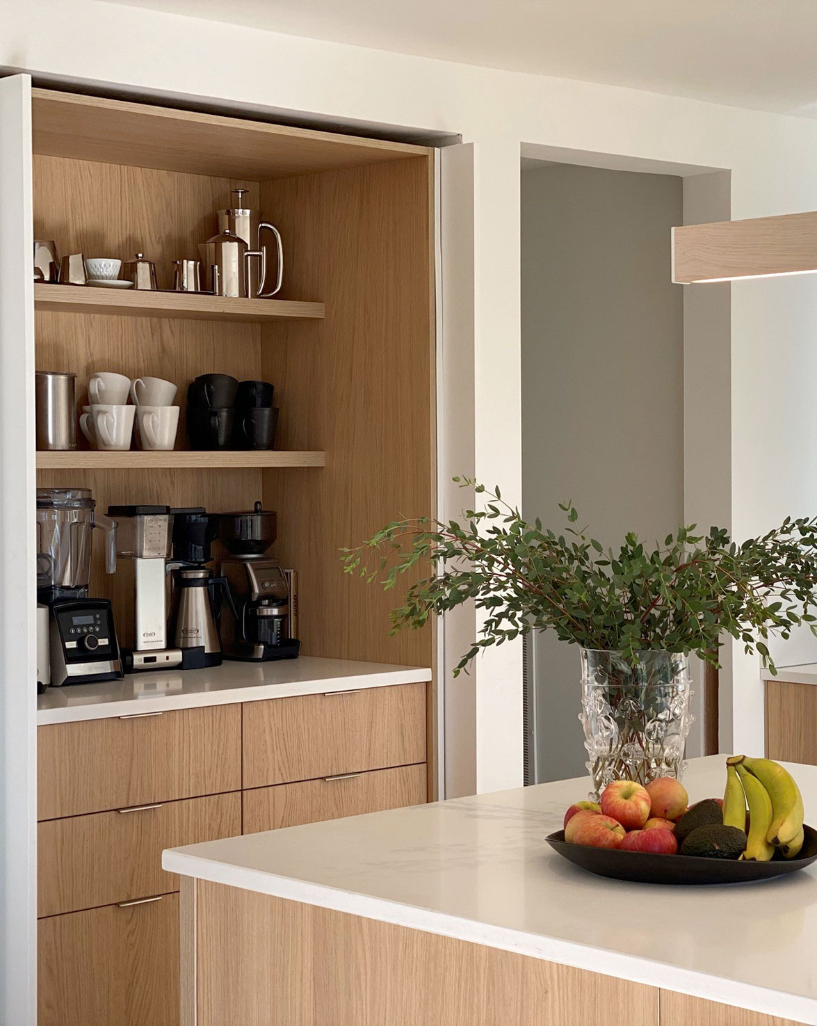 Kitchen nook with coffee station